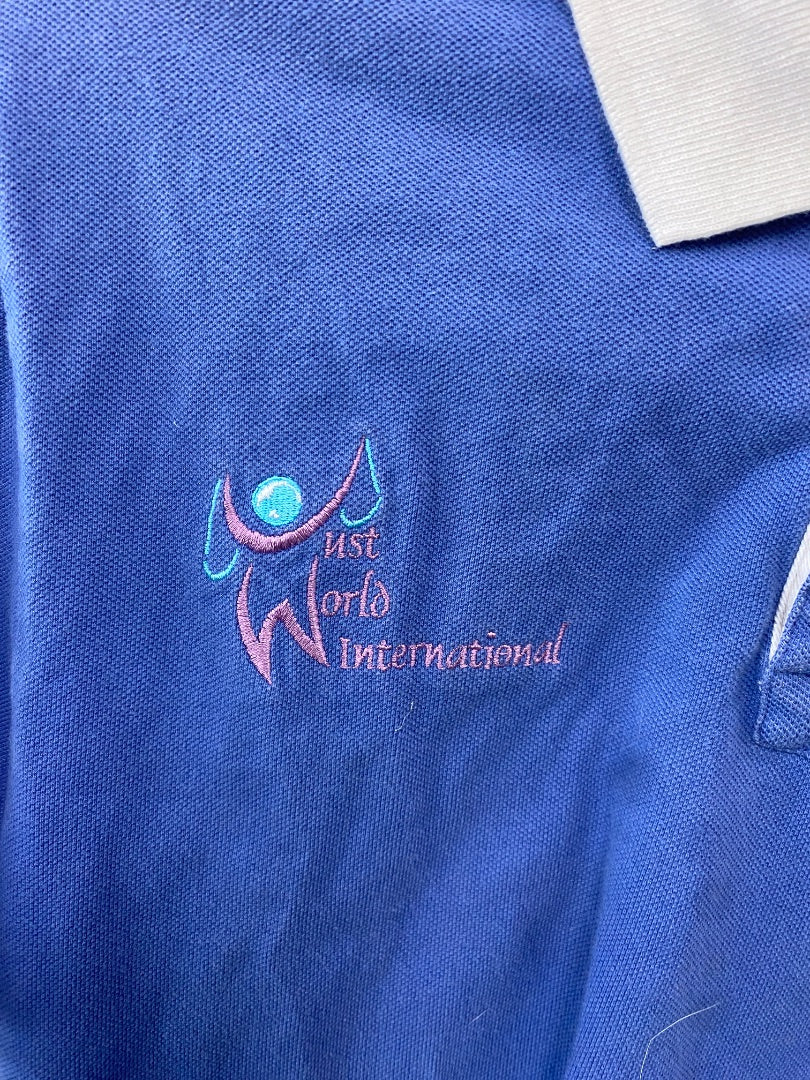 USED  Worlds International Riding Top Small Light Blue