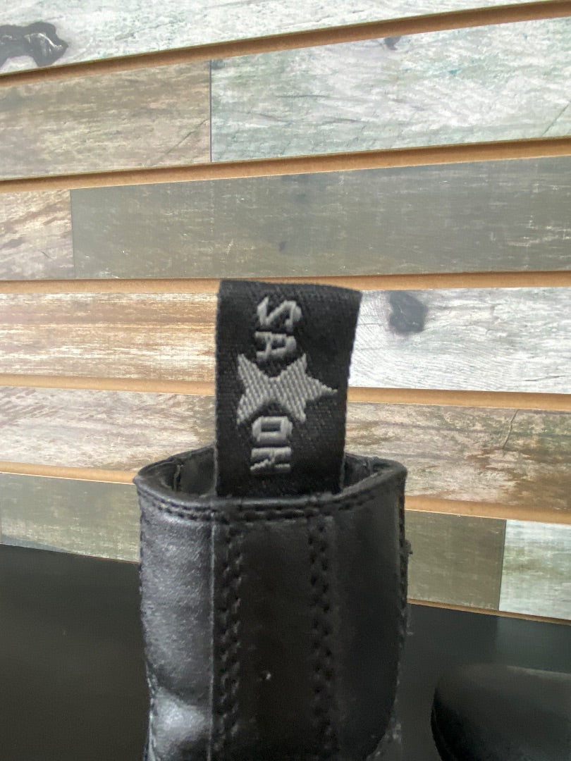 USED Saxon Paddock Boots 3 Black