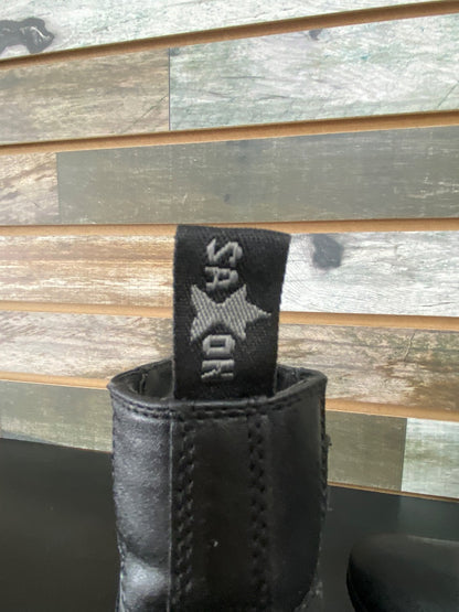 USED Saxon Paddock Boots 3 Black