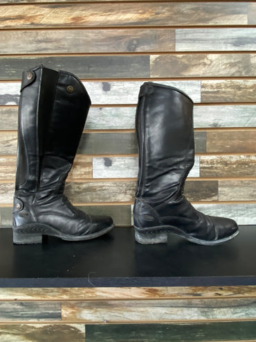 USED Smartpak Tailored Tall Boots Ladies 7 Black