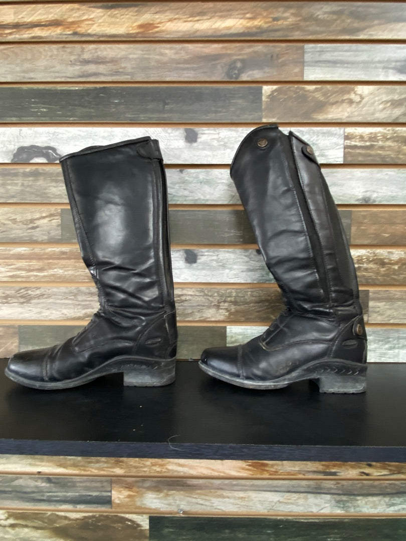 USED Smartpak Tailored Tall Boots Ladies 7 Black