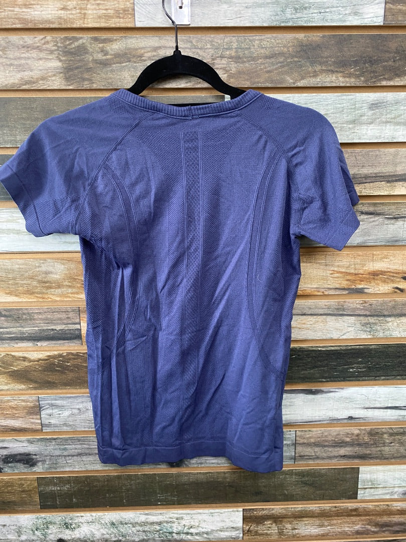 USED TackHack Short Sleeve Riding Top Large Blue