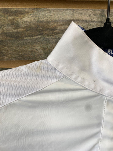 USED Tredstep Solo Long Sleeve Show Shirt Small White