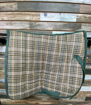 USED Kensington English Saddle Pad Full Hunter/Plaid