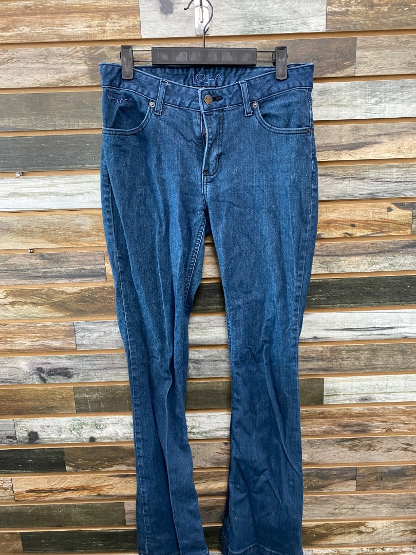 USED Kimes Lola Western Bootcut Jeans 8/32 Dark