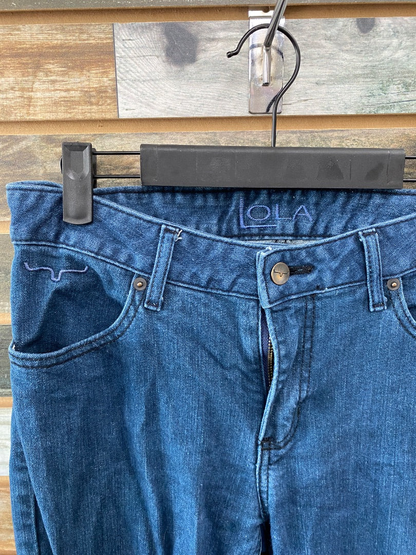 USED Kimes Lola Western Bootcut Jeans 8/32 Dark