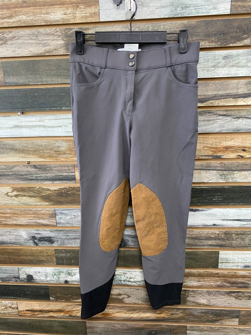 USED Royal Highness Ladies Kneepatch Breech 28 Grey