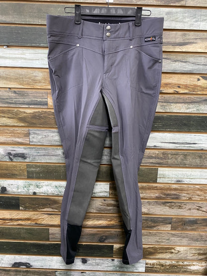 USED Kerrits Full Seat Breeches Large Purple