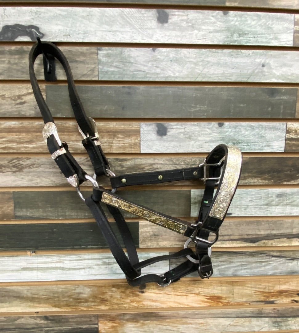 USED  Halter X-Large/Draft Black Leather