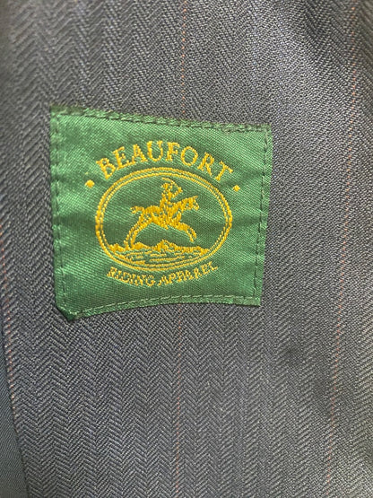 USED Beaufort Riding Apparel Show Jacket 10R Navy