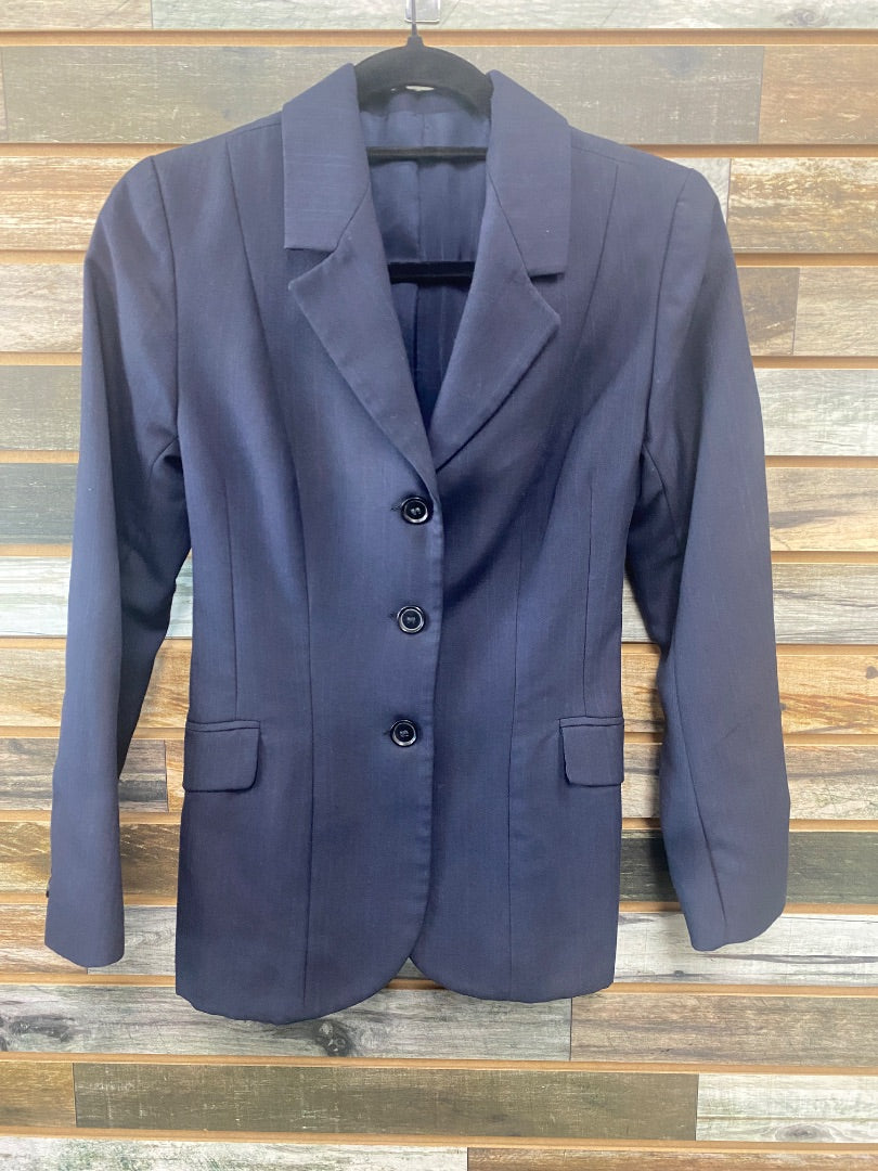 USED Beaufort Riding Apparel Show Jacket 10R Navy