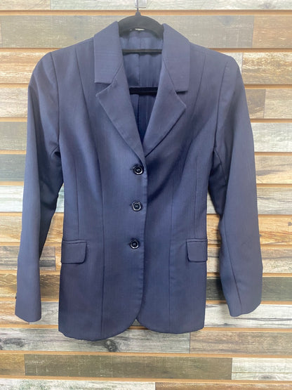 USED Beaufort Riding Apparel Show Jacket 10R Navy