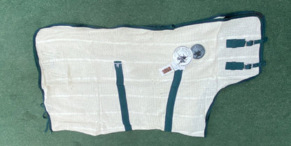 USED Centaur Cooler 60" Off White w/Green/Navy Trim