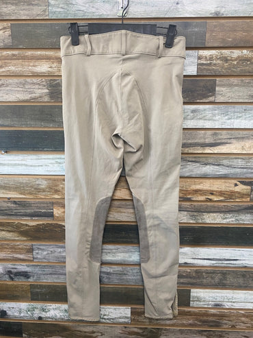 USED Tailored Sportsman Knee Patch Breeches Youth 14 Tan