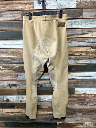 USED Georg Schumacher Ladies English Breeches 28R Tan
