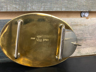 USED  Belt Buckle  Silver/Gold