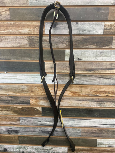 USED Tex Tan NWT Back Cinch with Off Billets Horse Dark Oil