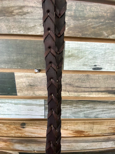 USED Americana Braided Reins  Brown