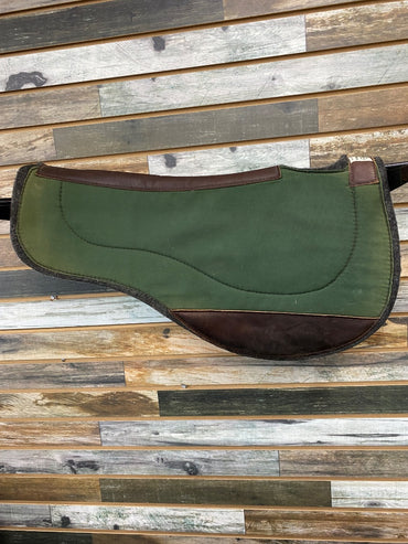 USED Diamond Wool Contour Pad Horse Green