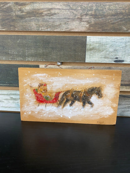 Holiday Wood Burn Decor 5"x8"