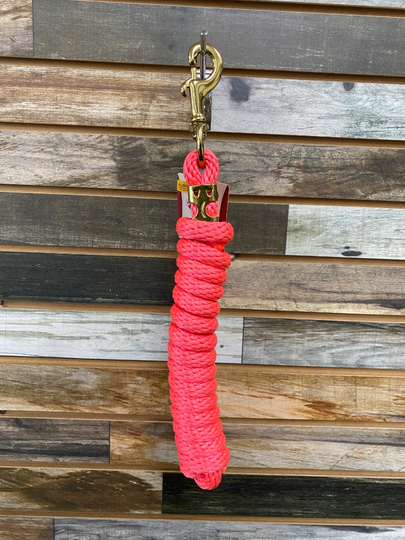 USED Weaver lead rope 8ft Hot Pink