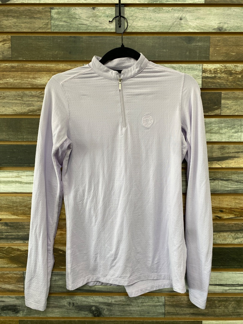 USED Dover Ladies English Riding  Top Long Sleeve XS Lighter Purple