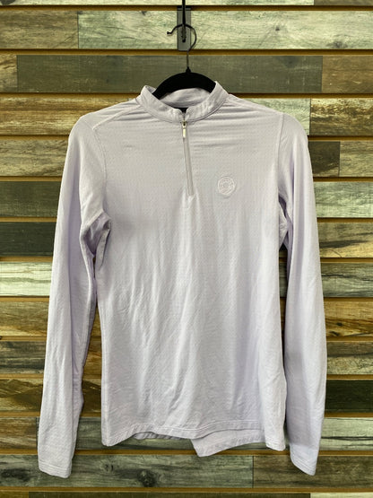 USED Dover Ladies English Riding  Top Long Sleeve XS Lighter Purple