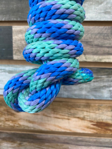 USED None Lead Rope Horse Blue/Green/Purple