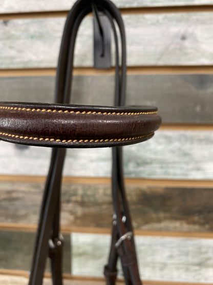 USED No Brand Hunter/Jumper Bridle Horse Dark Oil