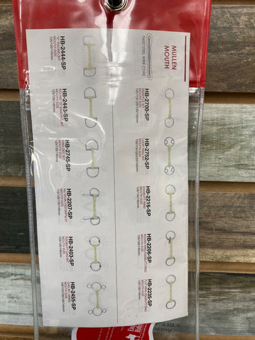 USED (New) Happy Mouth Smooth Oring Snaffle 4 3/4" White