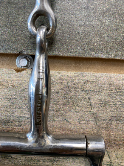 USED  Korsteel D-Ring Snaffle 4 1/2"