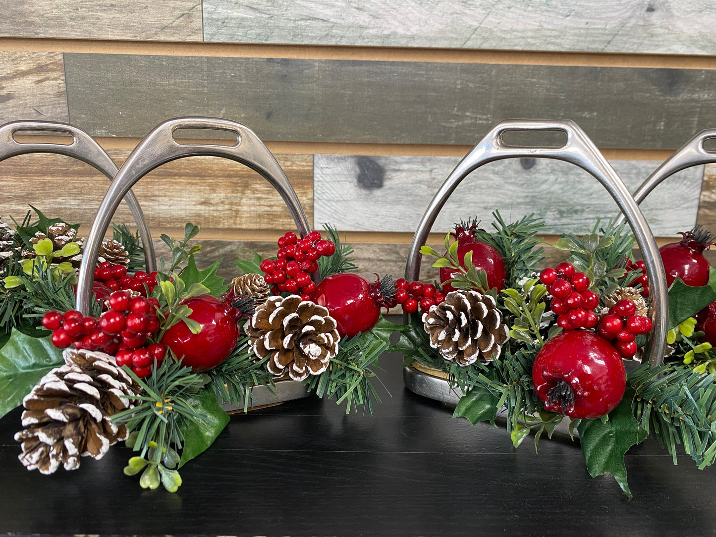 English Stirrup Holiday Decoration