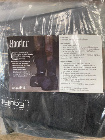 USED Hoof Ice by Equifit Hoof Bags Horse Black