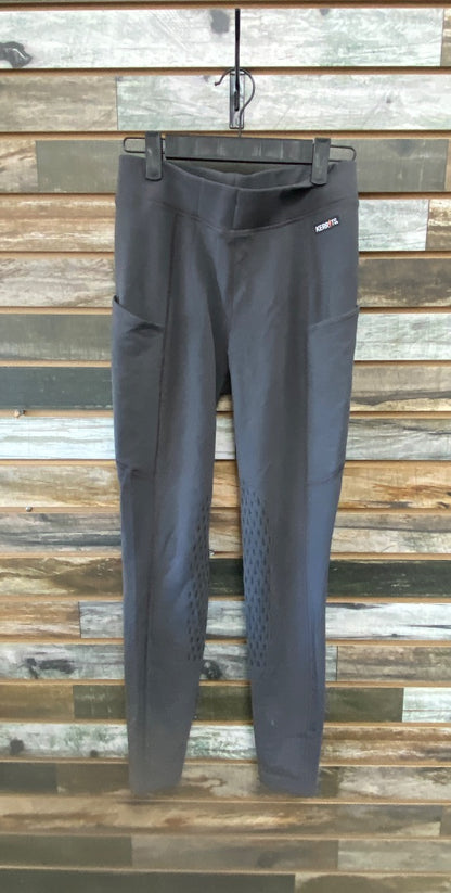 USED Kerrits Wool Lined Kp Tights Small Grey
