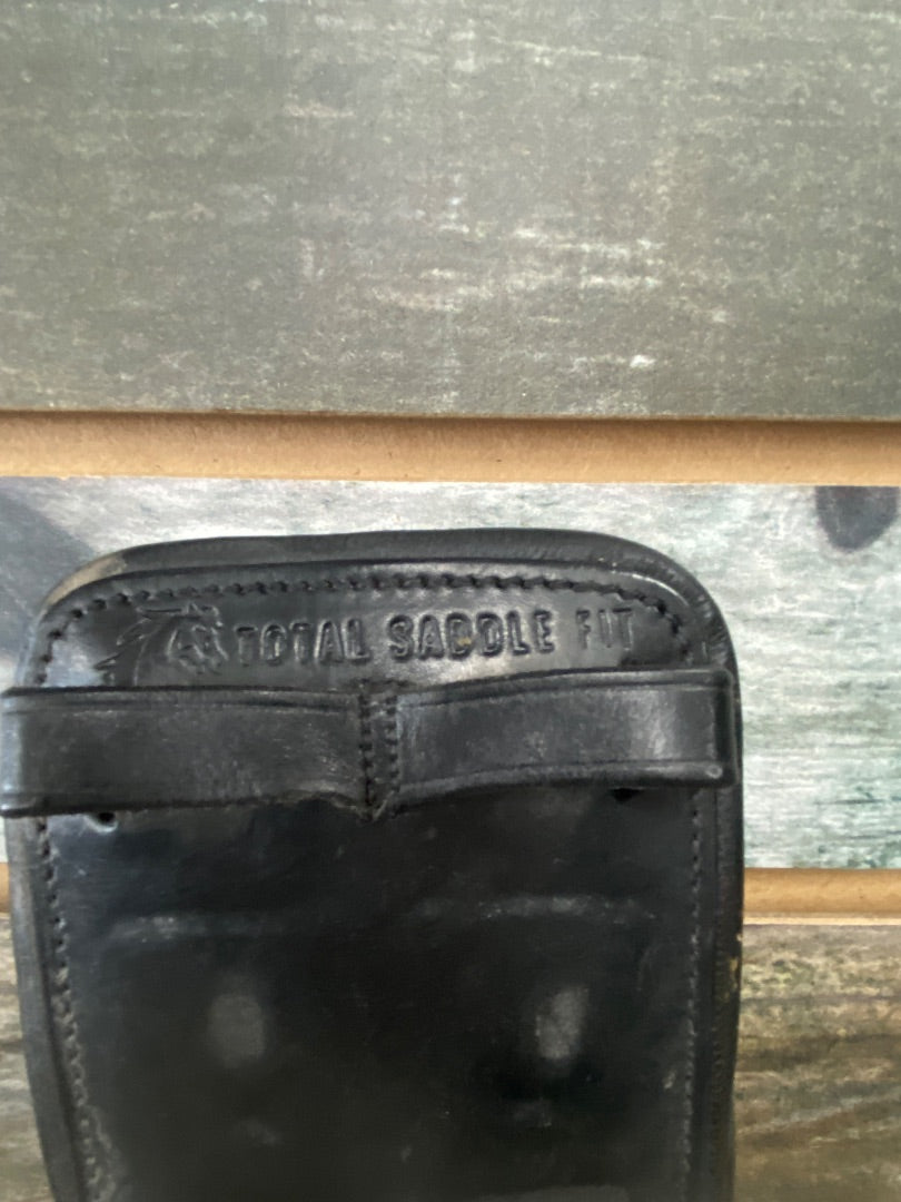 USED Total Saddle Fit Leather Dressage Girth 26" Black