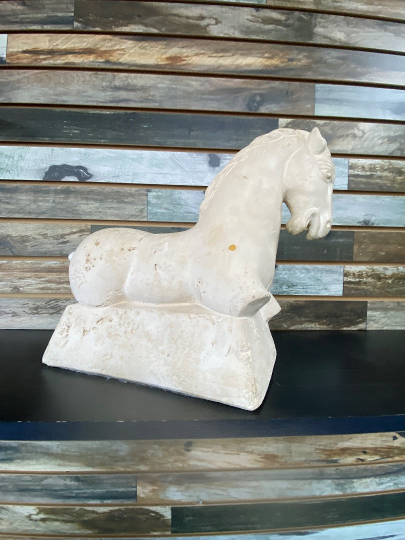 USED  Stone Horse Statue