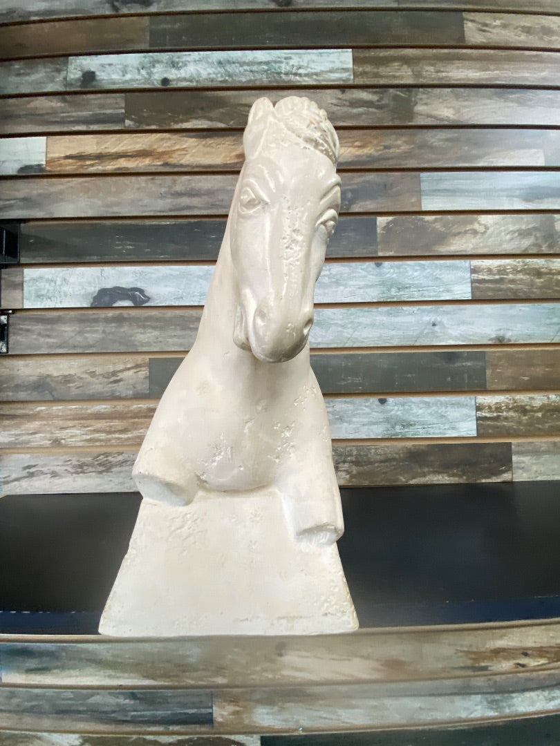 USED  Stone Horse Statue