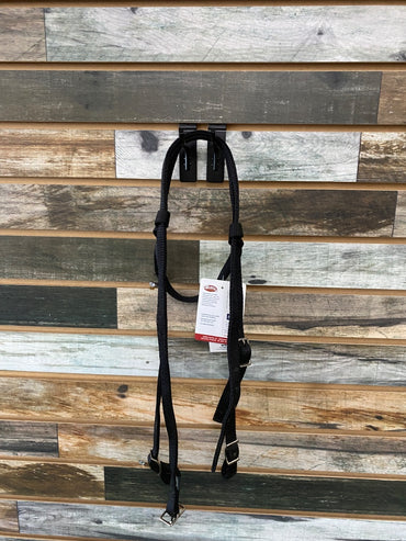 USED (NWT) Weaver Western Nylon Headstall Horse Black