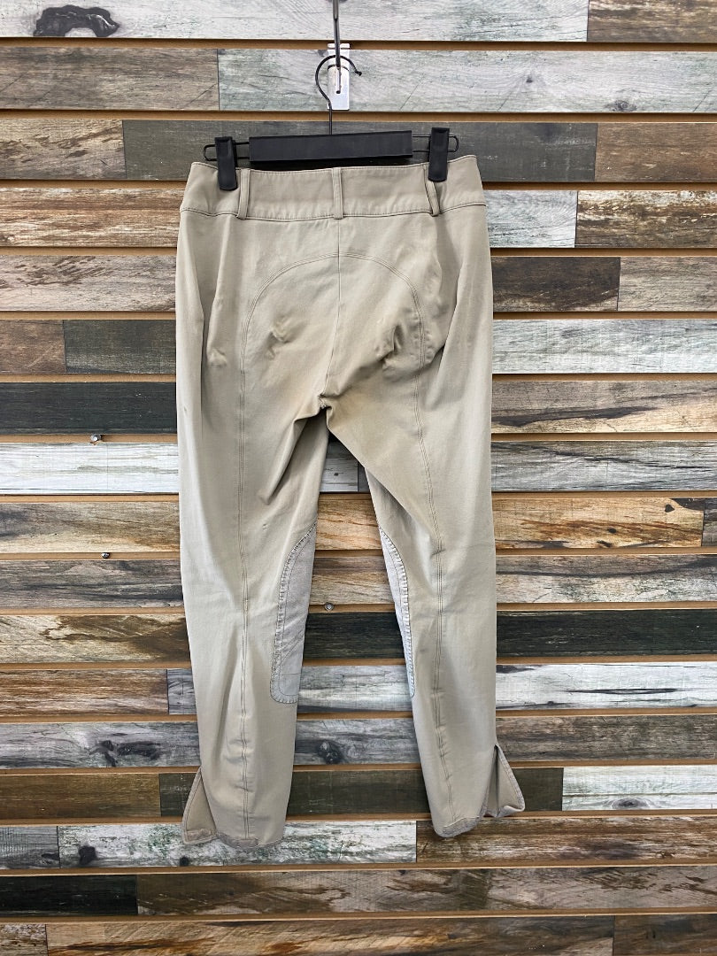 USED Pikeur Ladies English Tan Breeches 26R Tan