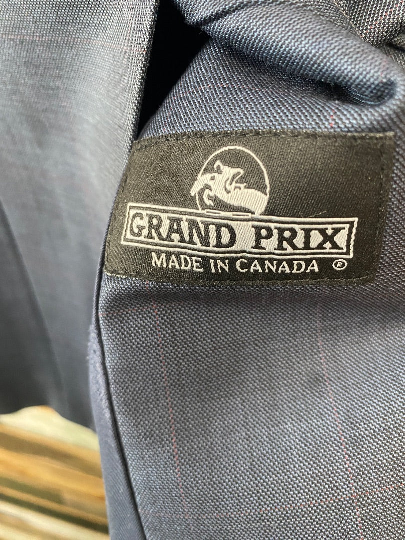 USED Grand Prix Ladies English Show Coat 14R navy