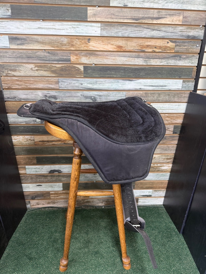 USED Comfort Plus Western Style Bareback Pad 22.5" Black