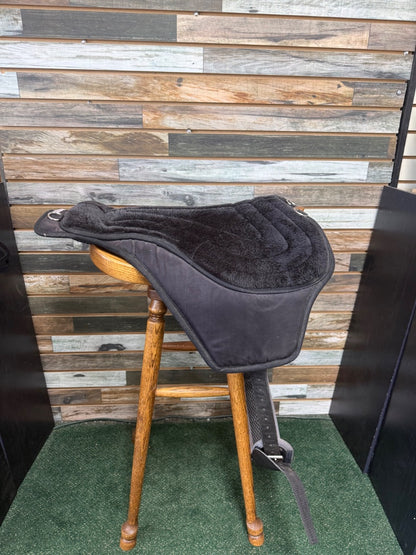USED Comfort Plus Western Style Bareback Pad 22.5" Black