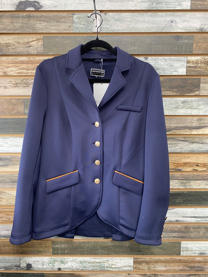 USED Lauria Garrelli Ladies English Show Coat 42 navy