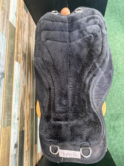 USED Comfort Plus Western Style Bareback Pad 22.5" Black