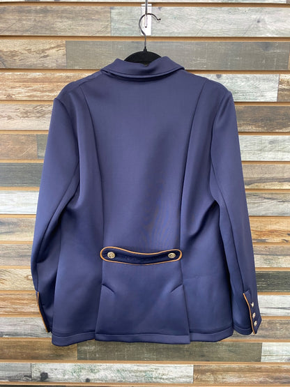 USED Lauria Garrelli Ladies English Show Coat 42 navy