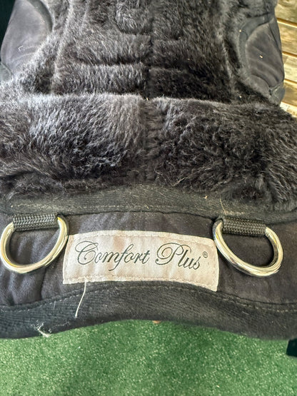 USED Comfort Plus Western Style Bareback Pad 22.5" Black