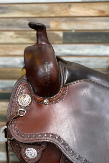 USED  Western Trail Saddle 15" Dark Oil