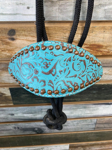 USED  Rope Bronc Halter Horse Black/Teal