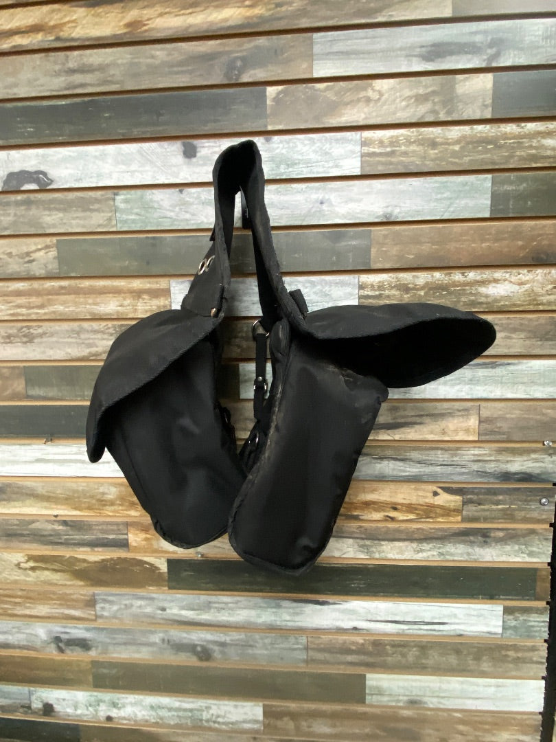 USED Weaver Western Nylon Saddle Bag Horse Black
