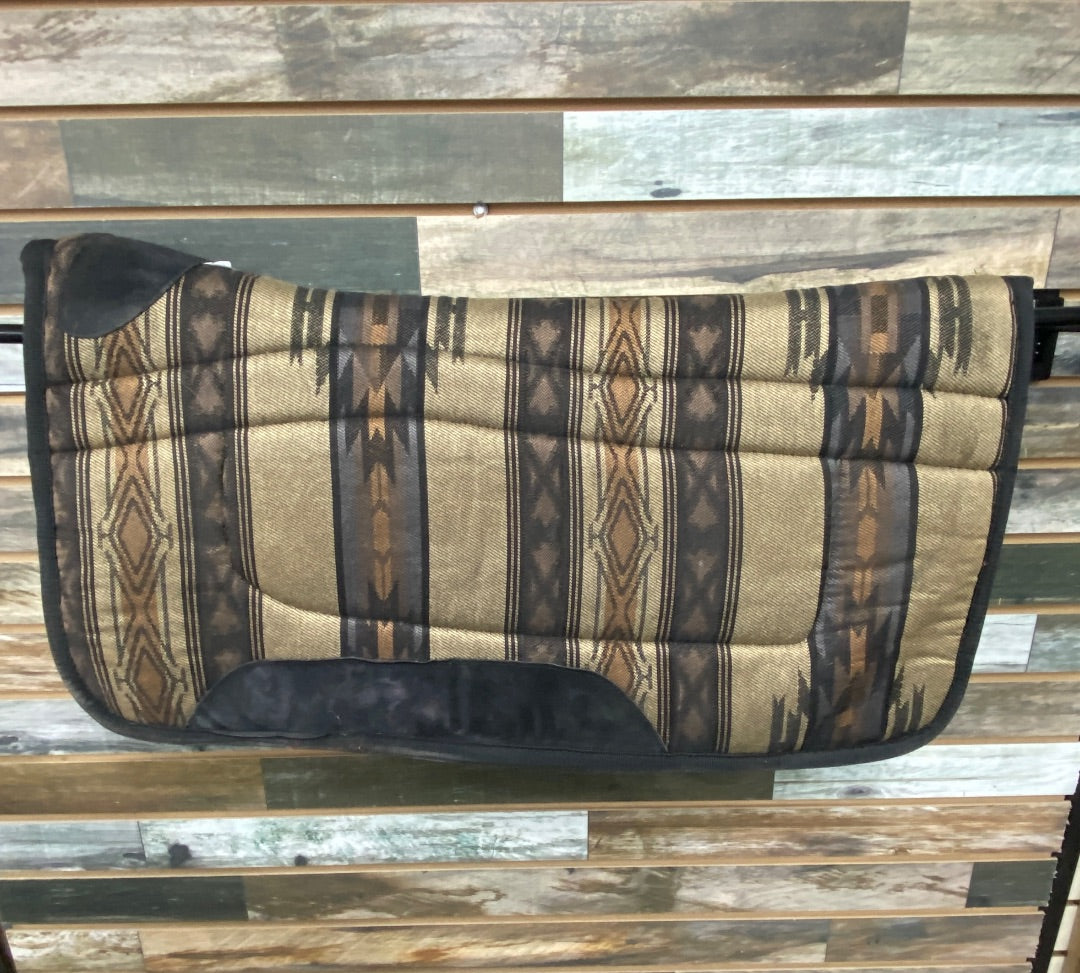USED Toklat Western Neoprene Pad 30 x 32” Tan/Black Pattern